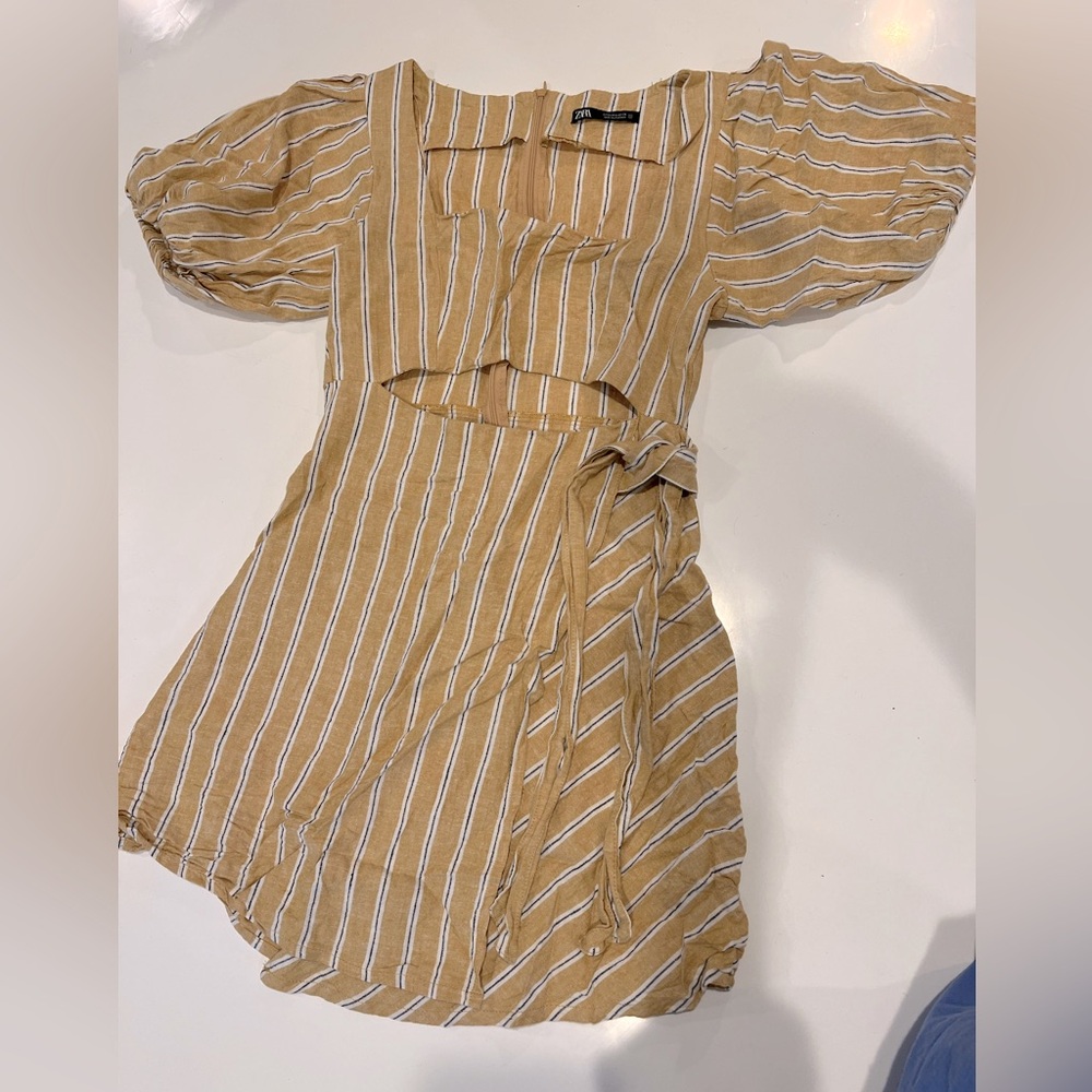 Zara yellow dress